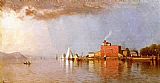 Alfred Thompson Bricher Along the Hudson painting